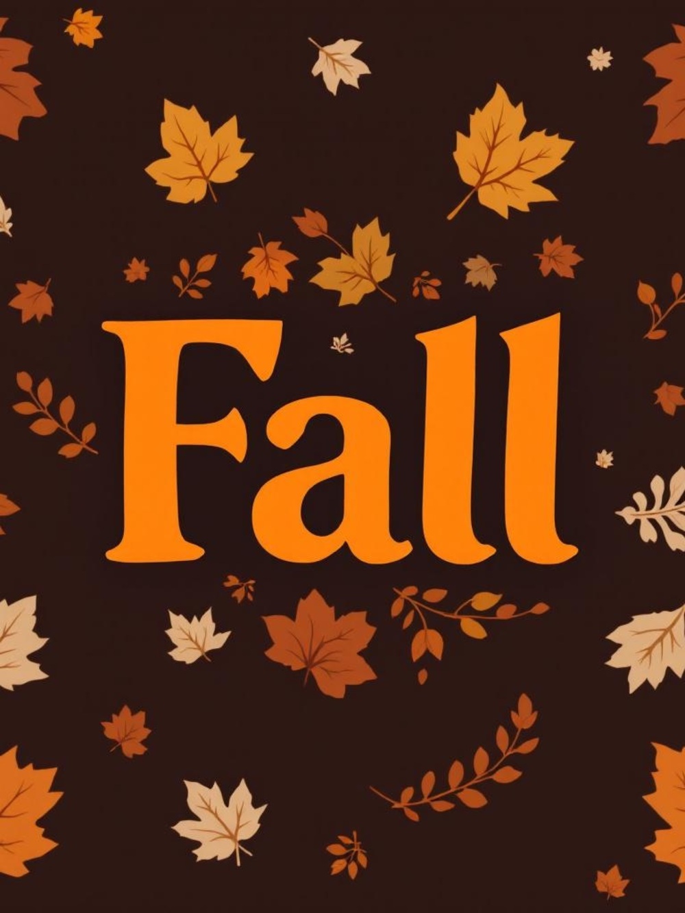 Fall Graphic Short Sleeve Tee in Orange